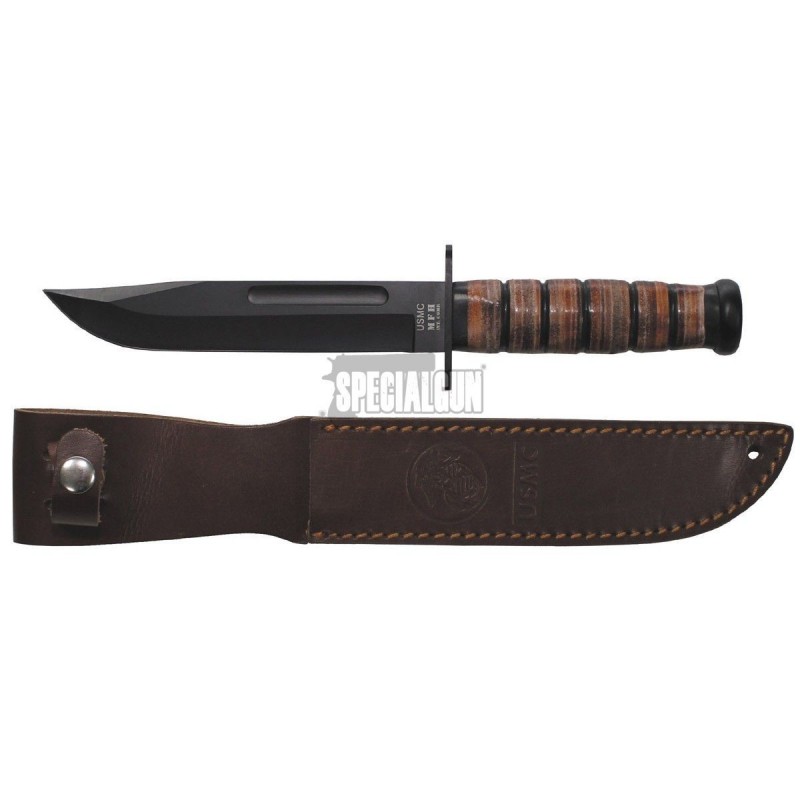 CUCHILLO USMC CON MANGO DE MADERA MFH CUCHILLO USMC CON MANGO DE MADERA MFH