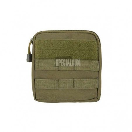 8FIELDS BOLSILLO CUADRADO CON CREMALLERA VERDE OD