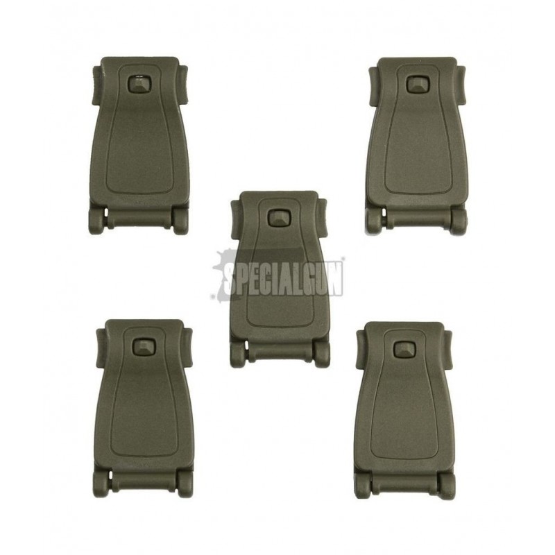 101INC RESORTES DE CLIP ABS 5 pcs VERDE OD 101INC RESORTES DE CLIP ABS 5 pcs VERDE OD