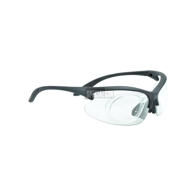 GAFAS TÁCTICAS LENTES TRANSPARENTES NEGRO REAL GAFAS TÁCTICAS LENTES TRANSPARENTES NEGRO REAL