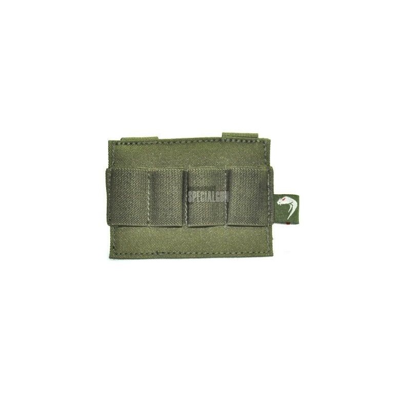 SHOTGUN SHELL POCKET 4 PLACES VIPER TACTICAL GREEN OD