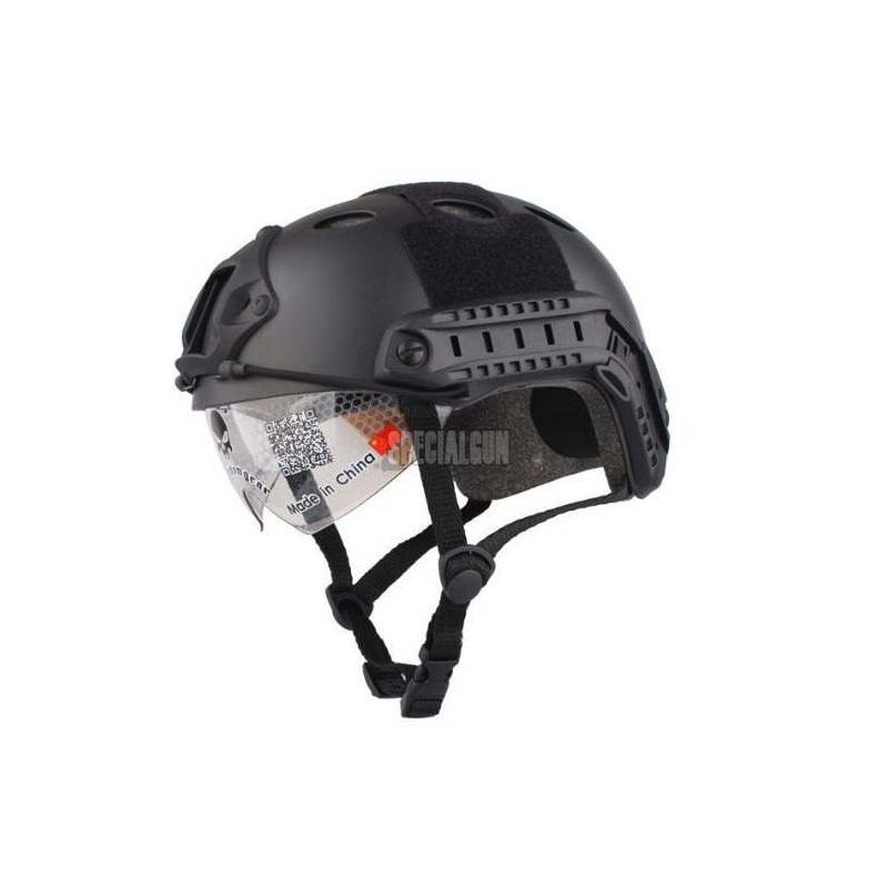 CASCO FAST PJ CON VISERA EMERSON NEGRO CASCO FAST PJ CON VISERA EMERSON NEGRO