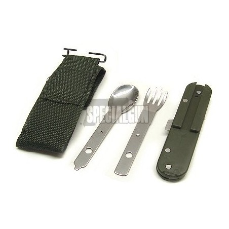 CAMPING CUTLERY GREEN OD FOSCO