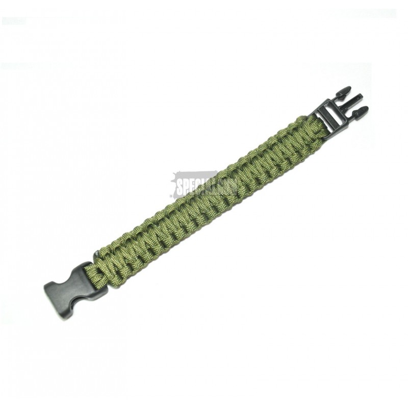 BRACCIALE PARACORD 101INC VERDE OD BRACCIALE PARACORD 101INC VERDE OD
