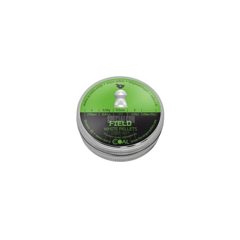 PIOMBINI CAL.4,5 FIELD 0,56 gr 200 pz COAL PIOMBINI CAL.4,5 FIELD 0,56 gr 200 pz COAL