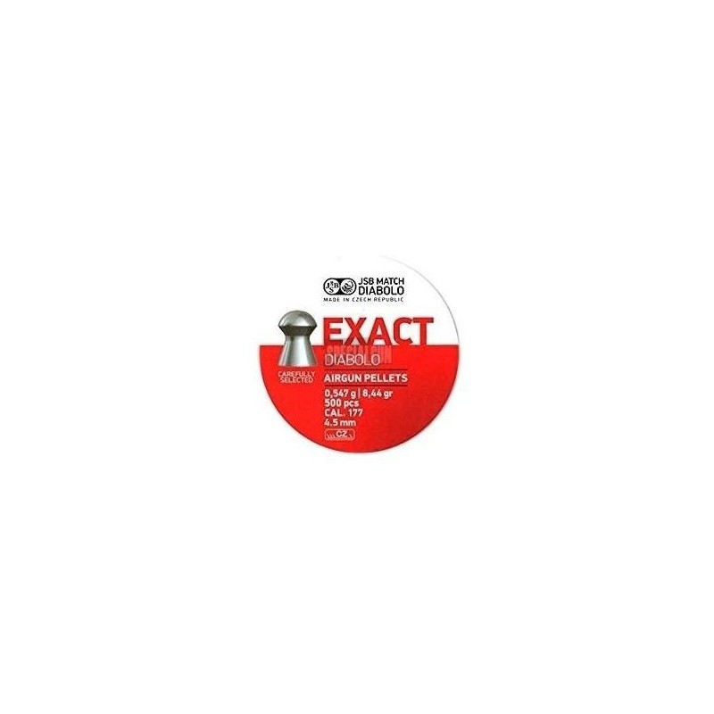 CAL.4,5 DIABOLO pellets 0,54 gr 500 uds EXACTO CAL.4,5 DIABOLO pellets 0,54 gr 500 uds EXACTO