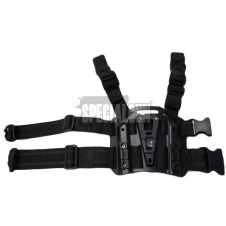 LEG PLATE FOR SERPA CQC HOLSTERS BLACK