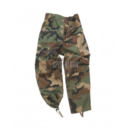 MILTEC BDU PANTALONES MILITARES WOODLAND