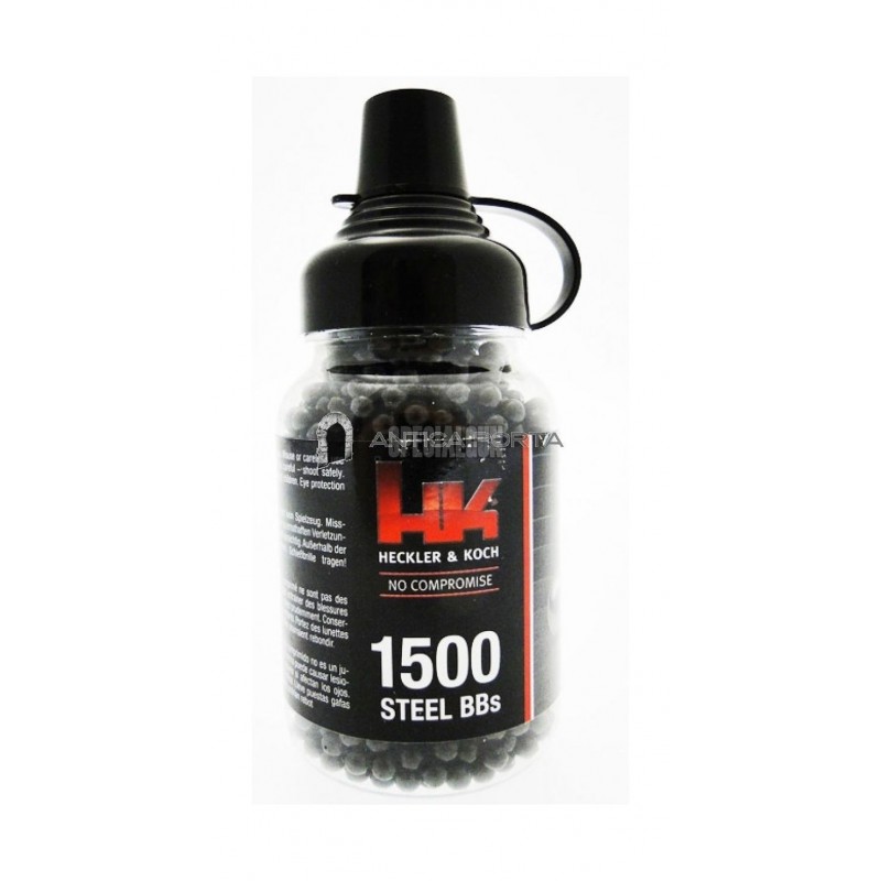 BALLS UMAREX CAL.4.5 1500 pcs. BLACK STEEL BALLS UMAREX CAL.4.5 1500 pcs. BLACK STEEL