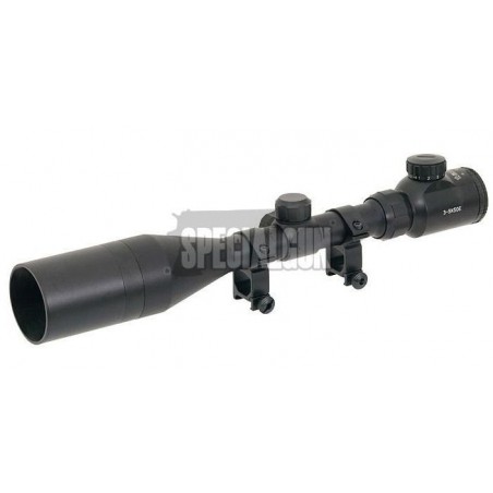3-9X50 OPTIC WITH ZOOM AND ILLUMINATED RETICLE RIFLESCOPE