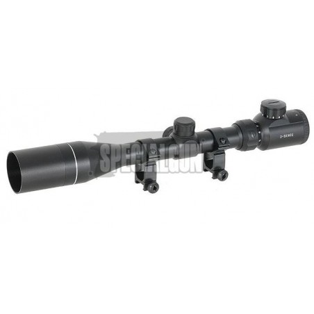 3-9X40 OPTIC WITH ZOOM AND ILLUMINATED RETICLE RIFLESCOPE