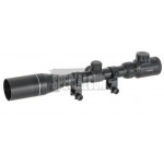 3-9X40 OPTIC WITH ZOOM AND ILLUMINATED RETICLE RIFLESCOPE 3-9X40 OPTIC WITH ZOOM AND ILLUMINATED RETICLE RIFLESCOPE