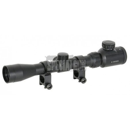 3-9X32 ILLUMINATED RETICLE OPTICS RIFLESCOPE