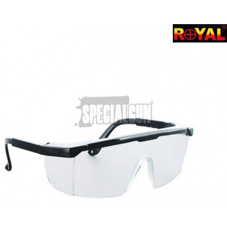 SIMPLE BLACK FRAME GLASSES CLEAR LENS ROYAL