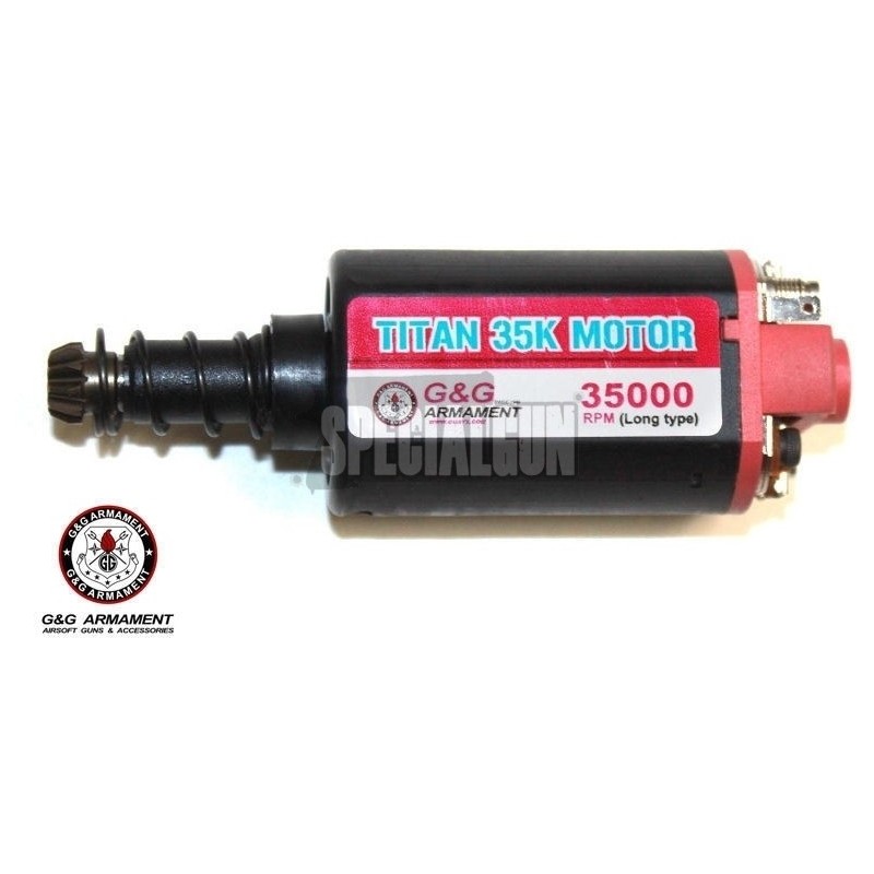 TITAN MOTOR 35K RPM EJE LARGO G&G TITAN MOTOR 35K RPM EJE LARGO G&G
