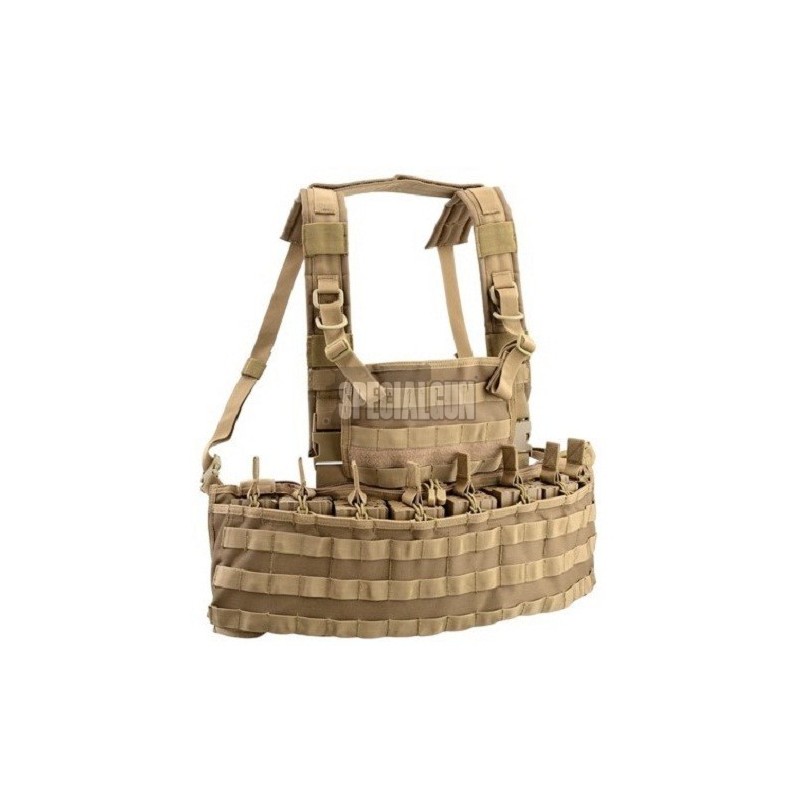 MOLLE RECON CHEST RIG OUTAC COYOTE TAN MOLLE RECON CHEST RIG OUTAC COYOTE TAN