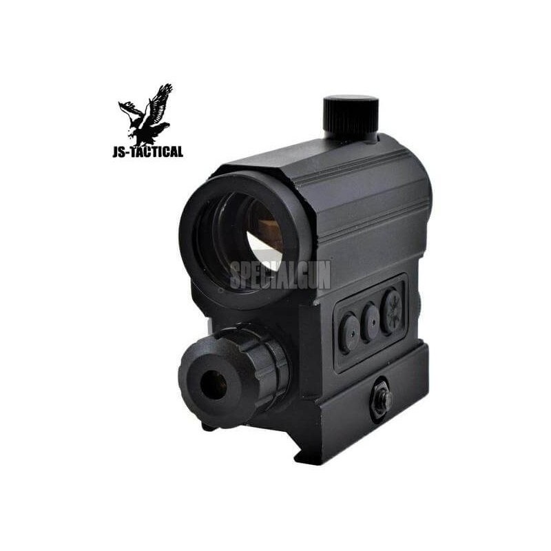 MINI RED DOT 1X22 METAL LASER INTEGRATO JS-TACTICAL MINI RED DOT 1X22 METAL LASER INTEGRATO JS-TACTICAL
