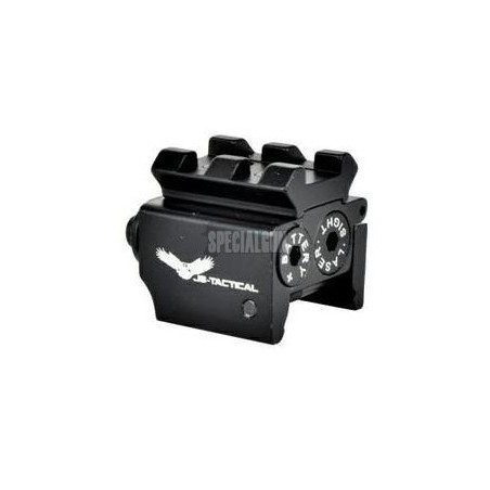 MINI LÁSER ROJO CON RAÍL JS-TACTICAL