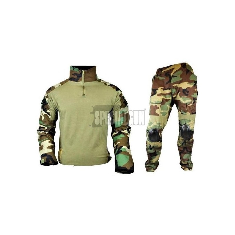 COMBAT CAMOUFLAGE JS-WARRIOR WOODLAND COMBAT CAMOUFLAGE JS-WARRIOR WOODLAND
