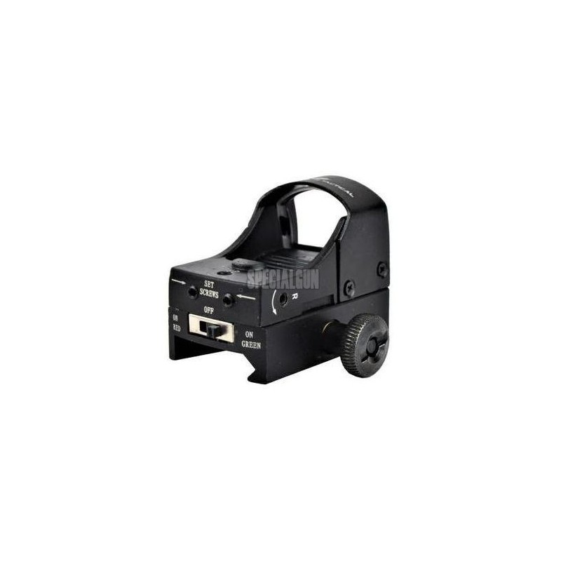 MICRO DOT REFLEX ROJO/VERDE METAL JS-TACTICAL MICRO DOT REFLEX ROJO/VERDE METAL JS-TACTICAL