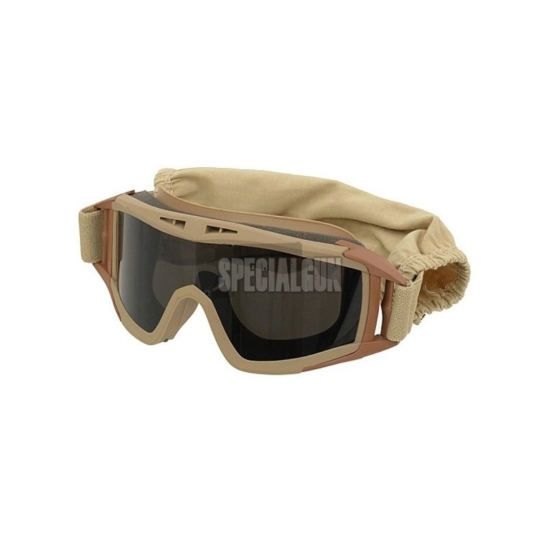 MASCHERA TACTICAL GOGGLE TAN MASCHERA TACTICAL GOGGLE TAN