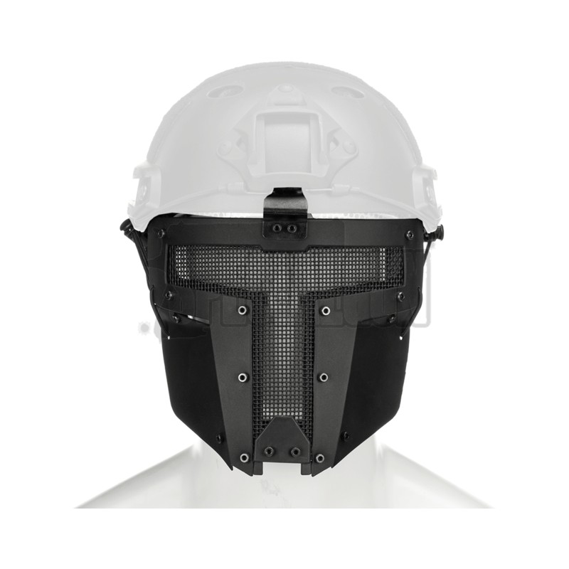 MASCHERA SPARTAN A RETE IRON WARRIOR NERO MASCHERA SPARTAN A RETE IRON WARRIOR NERO