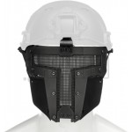 MASCHERA SPARTAN A RETE IRON WARRIOR NERO MASCHERA SPARTAN A RETE IRON WARRIOR NERO