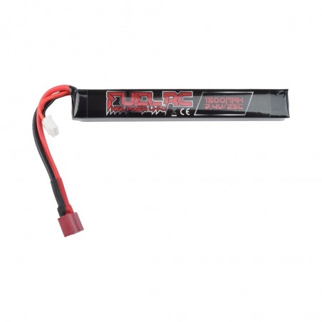 BATTERIA LIPO 7.4V 1500 mAH 25C FUEL DEANS