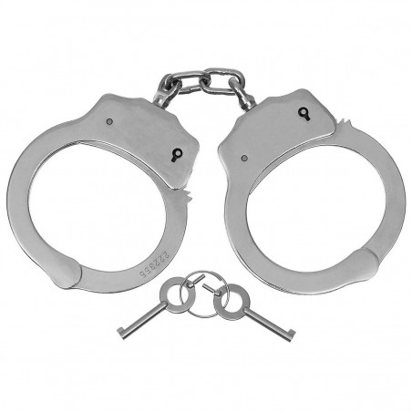 DELUXE STEEL HANDCUFFS MFH