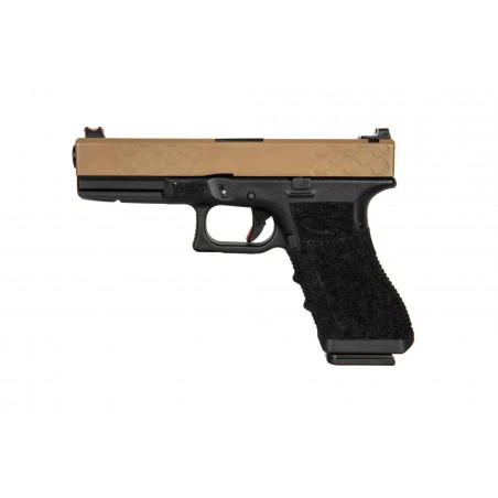 PISTOLA GAS G17 755 CUSTOM DOUBLE BELL (BDOYS) GOLD/BLACK