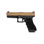 PISTOLA GAS G17 755 CUSTOM DOUBLE BELL (BDOYS) GOLD/BLACK