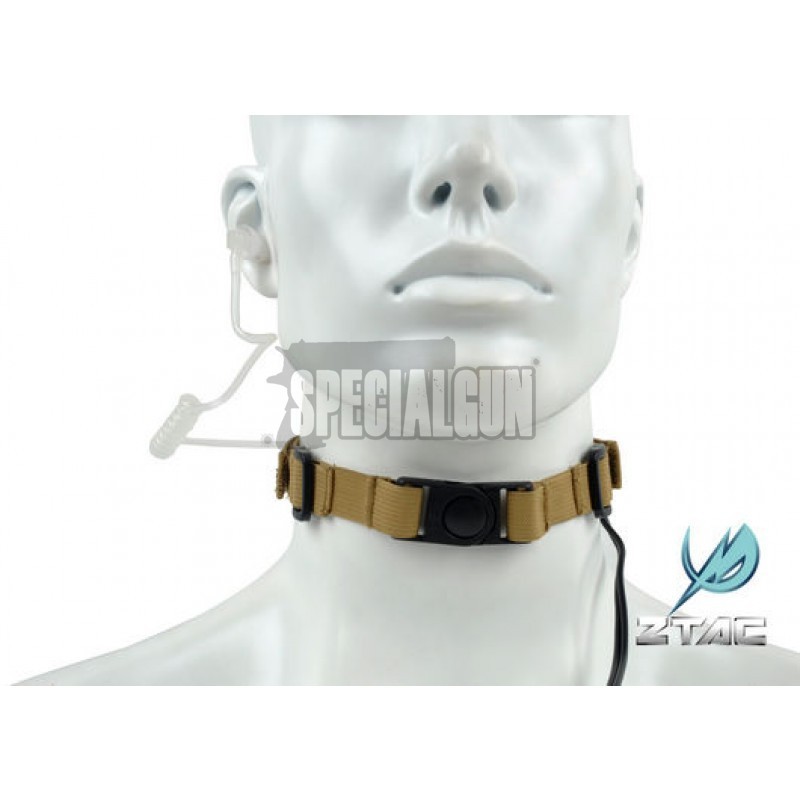 LARINGOFONO LOW PROFILE Z-TACTICAL TAN LARINGOFONO LOW PROFILE Z-TACTICAL TAN