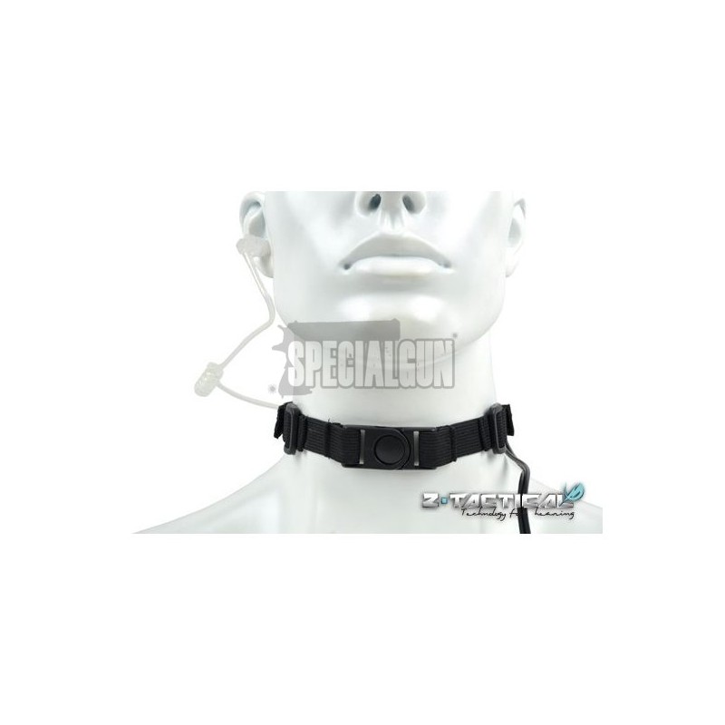 LOW PROFILE LARYNGOPHONE Z-TACTICAL BLACK