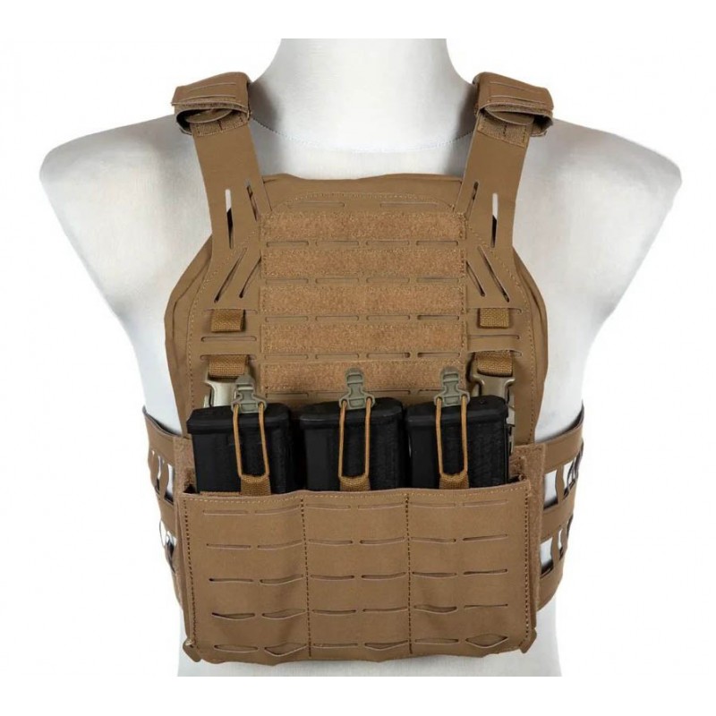 TACTICAL VEST STEGADON LASER CUT PRIMAL GEAR COYOTE BROWN TACTICAL VEST STEGADON LASER CUT PRIMAL GEAR COYOTE BROWN
