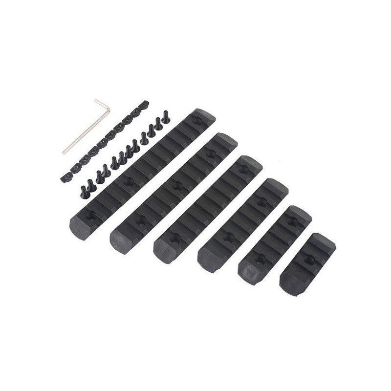 SET SLITTE per MLOK E KEYMOD 6-PACK SET SLITTE per MLOK E KEYMOD 6-PACK