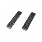 SET 2 SLITTE 9 SLOT per MLOK IN METALLO JS TACTICAL NERO SET 2 SLITTE 9 SLOT per MLOK IN METALLO JS TACTICAL NERO