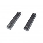 SET 2 SLITTE 9 SLOT per MLOK IN METALLO JS TACTICAL NERO SET 2 SLITTE 9 SLOT per MLOK IN METALLO JS TACTICAL NERO