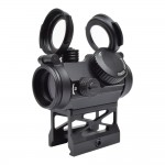 RED DOT SIGHT CON RIALZO 1" PUNTO ROSSO/VERDE NERO JS TACTICAL RED DOT SIGHT CON RIALZO 1" PUNTO ROSSO/VERDE NERO JS TACTICAL