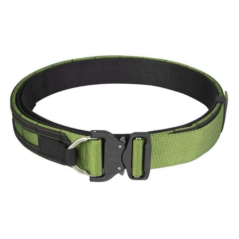 CINTURA TATTICA CON SISTEMA MOLLE CON SOTTO CINTURA VELCRO OUTAC VERDE CINTURA TATTICA CON SISTEMA MOLLE CON SOTTO CINTURA VELCRO OUTAC VERDE