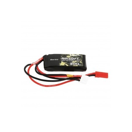BATTERIA LIPO 300 mAH 2S 35C JST PLUG GENS ACE