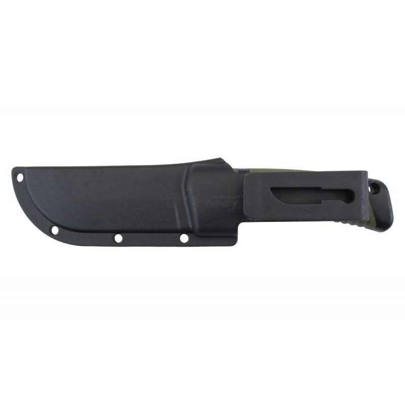 COLTELLO LAMA FISSA CON CUSTODIA RIGIDA ST1 8cm  STINGER