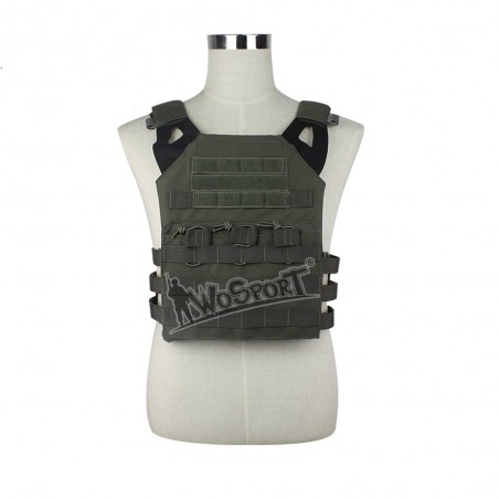 TACTICAL VEST JUMPER PLATE CARRIER WOSPORT RANGER GREEN