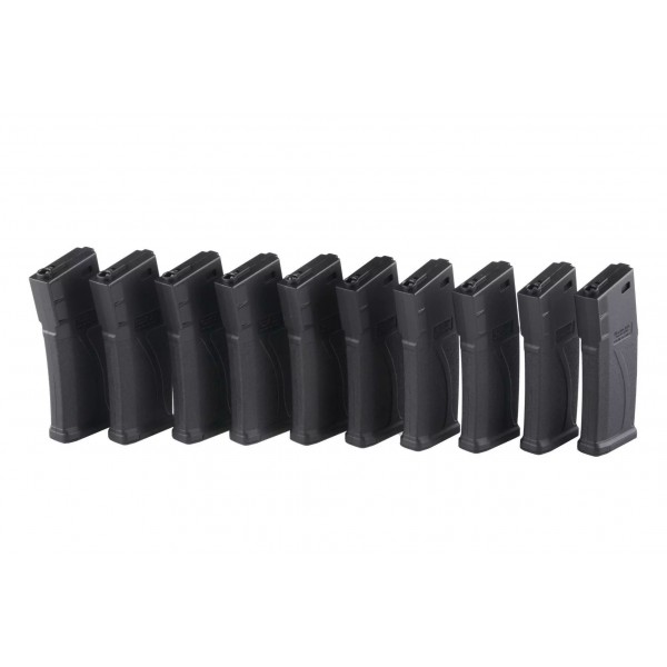 BOX 10pz CARICATORI M4 MID-CAP 140bb BLUEBOX GUARDER NERO