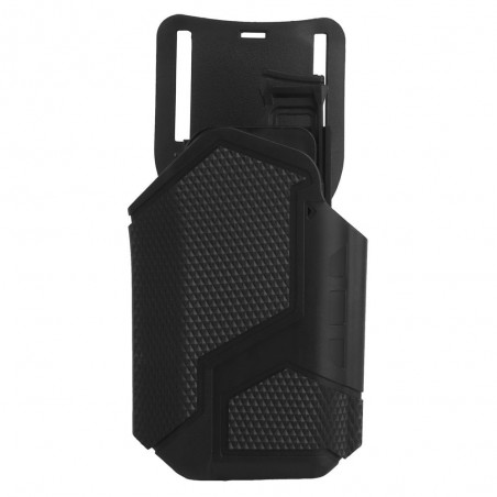 FONDINA UNIVERSALE PER PISTOLE CON TORCIA X300A WOSPORT NERO