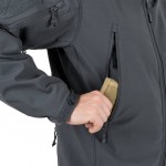 GIACCA MILITARE SOFTSHELL GUNFIGHTER JACKET SHARK SKIN HELIKON-TEX NERO GIACCA MILITARE SOFTSHELL GUNFIGHTER JACKET SHARK SKIN HELIKON-TEX NERO