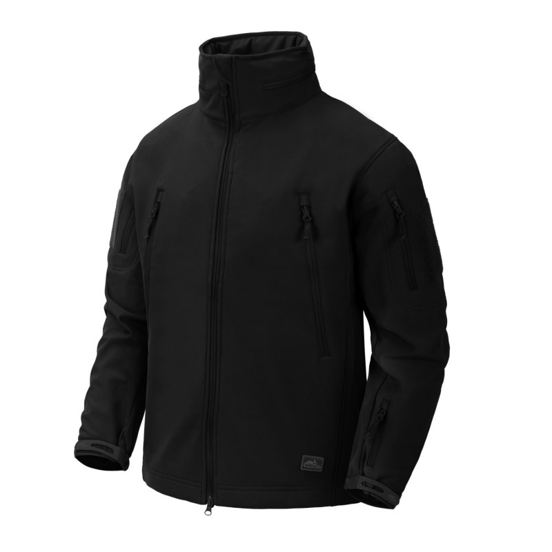 GIACCA MILITARE SOFTSHELL GUNFIGHTER JACKET SHARK SKIN HELIKON-TEX NERO GIACCA MILITARE SOFTSHELL GUNFIGHTER JACKET SHARK SKIN HELIKON-TEX NERO