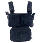 CONQUER MINI CHEST RIG NERO CONQUER MINI CHEST RIG NERO