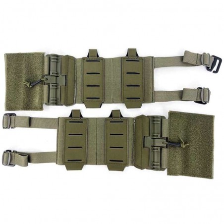 ELASTIC CUMMERBUND CON PORTA CARICATORI CONQUER RANGER GREEN