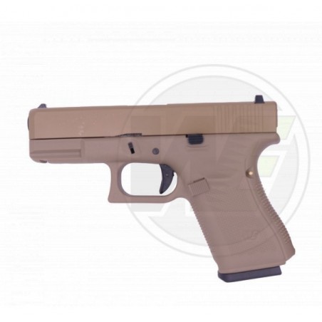 G19 SECRET GEN 5 GAS METAL BLOWBACK WE TAN