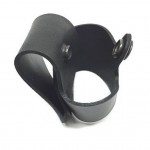 TASCA PORTA MANETTE IN CUOIO APERTA VEGA HOLSTER NERO